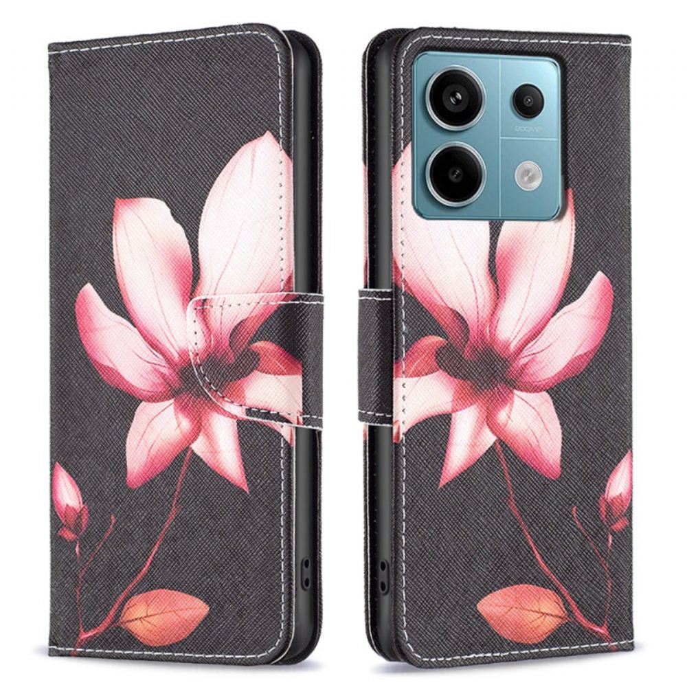Kožený Kryt Xiaomi Redmi Note 13 Pro 4g Lotus