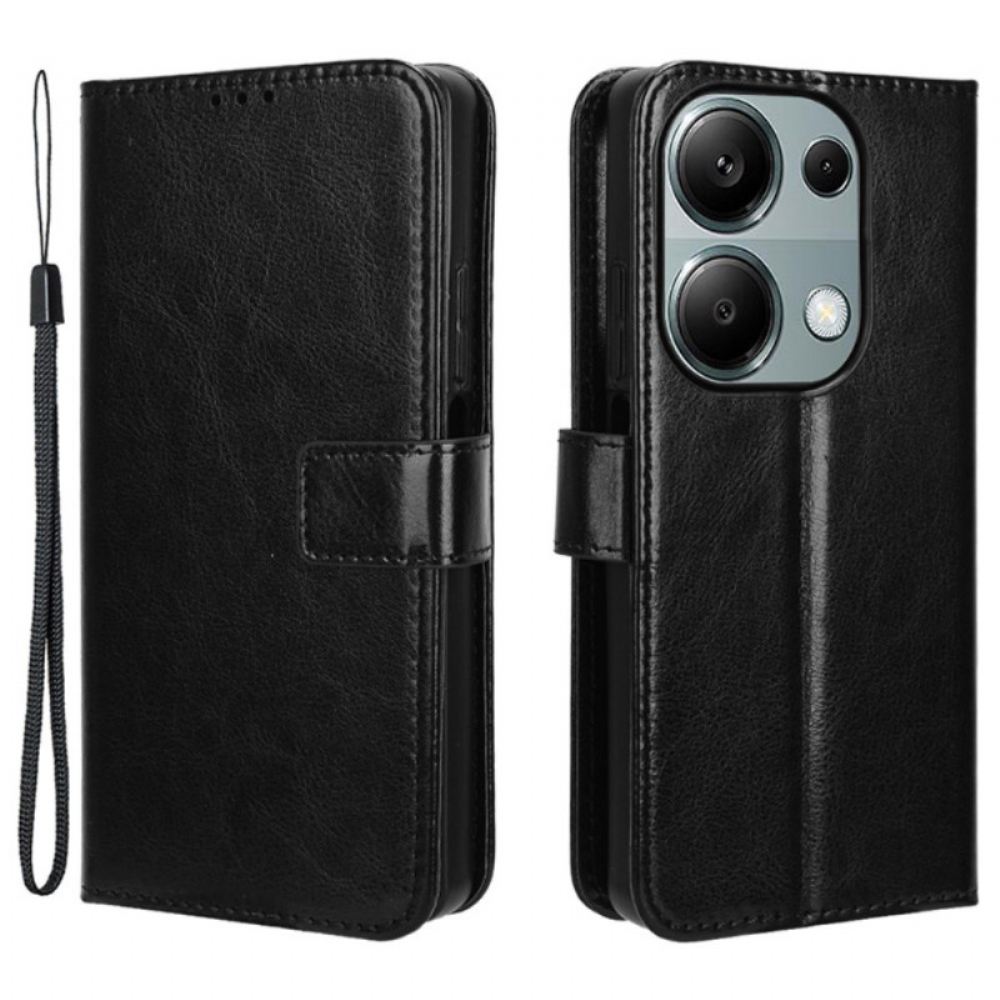 Kožený Kryt Xiaomi Redmi Note 13 Pro 4g Okázalá Umělá Kůže