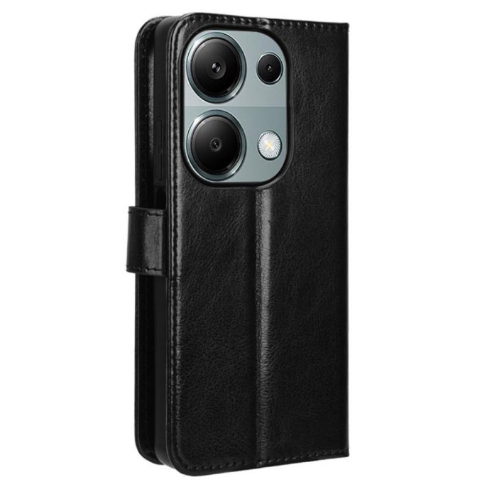Kožený Kryt Xiaomi Redmi Note 13 Pro 4g Okázalá Umělá Kůže