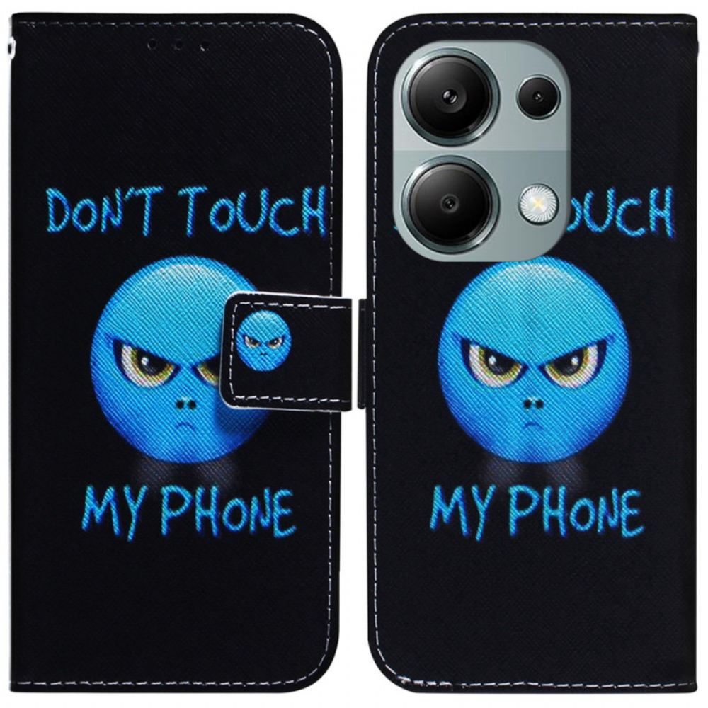 Kožený Kryt Xiaomi Redmi Note 13 Pro 4g Telefon Emoji