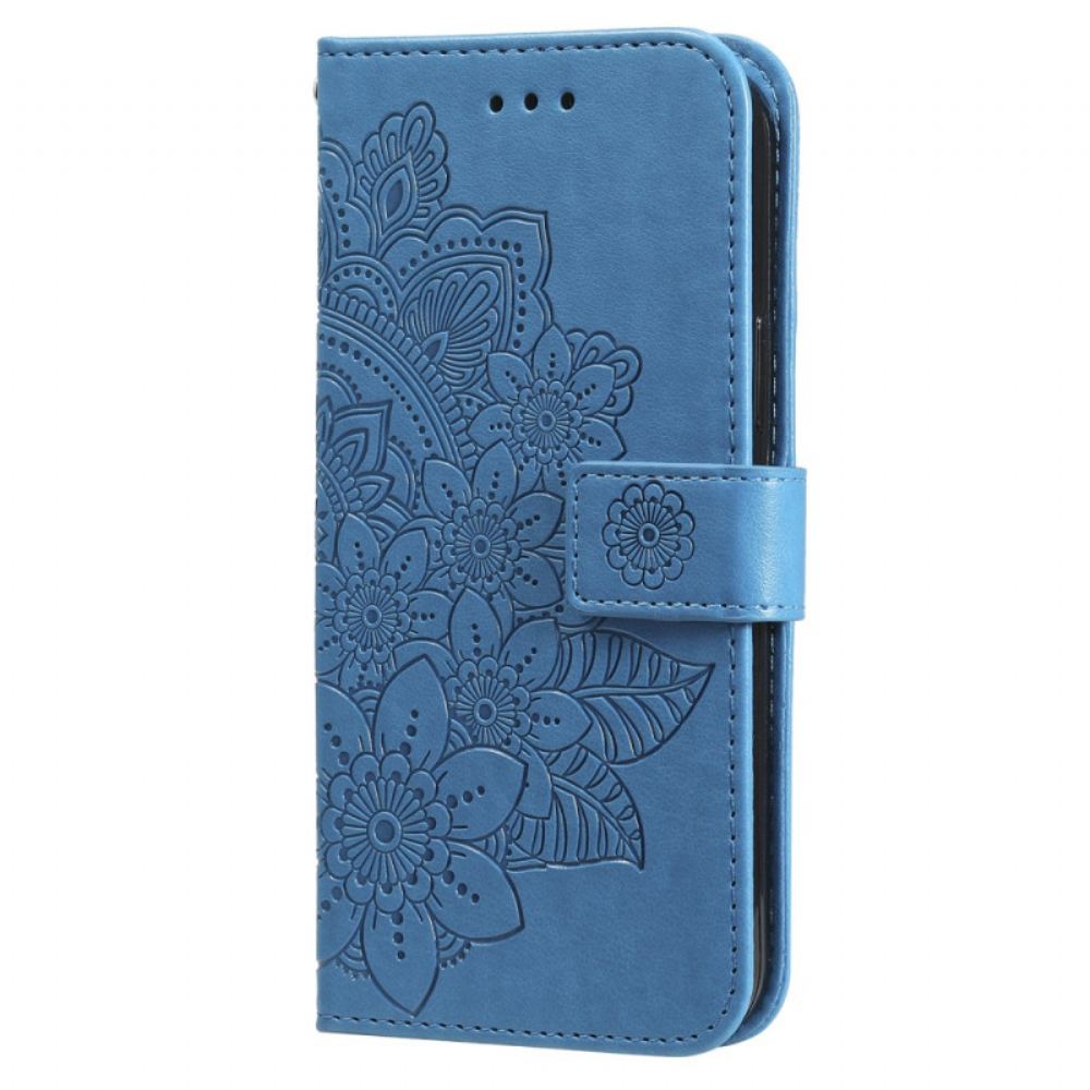 Kožený Kryt Xiaomi Redmi Note 13 Pro 4g Tisk Mandaly