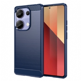 Kryt Na Xiaomi Redmi Note 13 Pro 4g Kartáčované Uhlíkové Vlákno