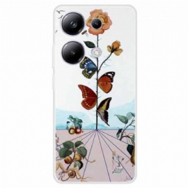 Kryt Na Xiaomi Redmi Note 13 Pro 4g Motýlí Květiny