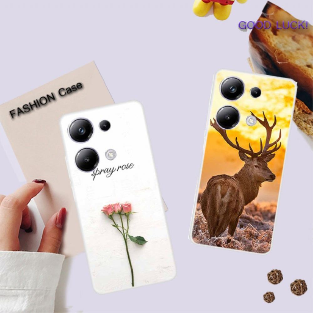 Kryt Na Xiaomi Redmi Note 13 Pro 4g Skořápka Se Vzorem Listu