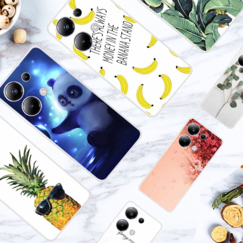 Kryt Na Xiaomi Redmi Note 13 Pro 4g Skořápka Se Vzorem Listu