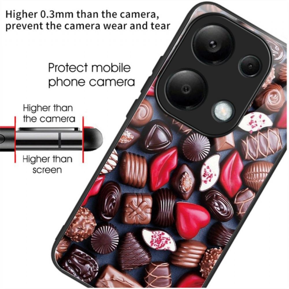 Kryt Na Xiaomi Redmi Note 13 Pro 4g Čokolády Z Tvrzeného Skla