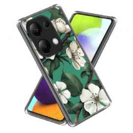 Kryt Xiaomi Redmi Note 13 Pro 4g Bílé Květy