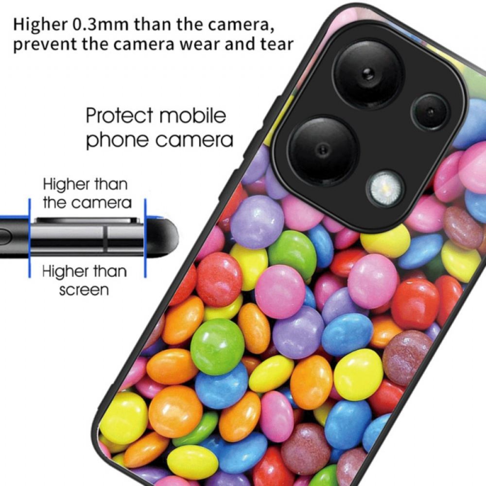 Kryt Xiaomi Redmi Note 13 Pro 4g Kryty Na Mobil Cukroví Z Tvrzeného Skla