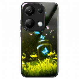 Kryt Xiaomi Redmi Note 13 Pro 4g Láhev Butterfly Z Tvrzeného Skla