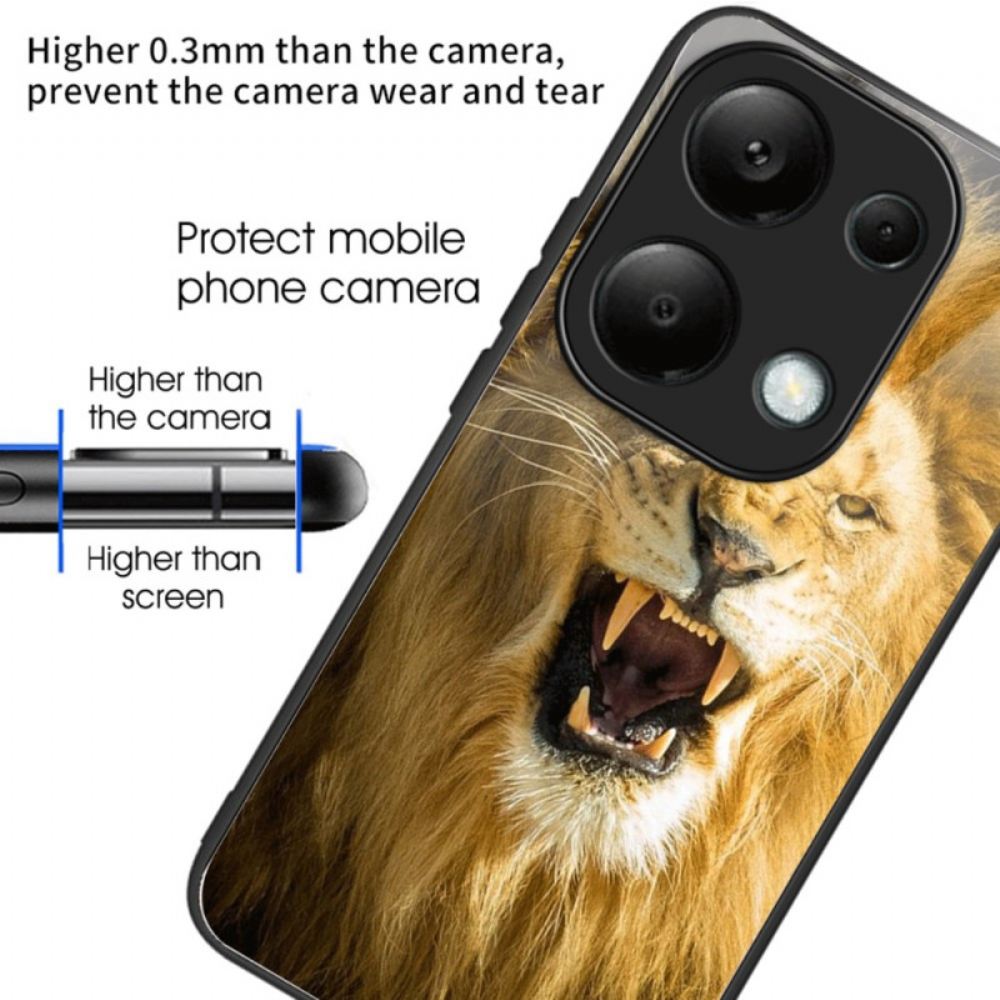 Kryt Xiaomi Redmi Note 13 Pro 4g Lví Tvrzené Sklo