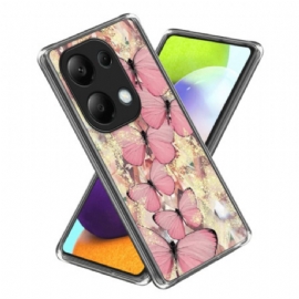 Kryt Xiaomi Redmi Note 13 Pro 4g Růžoví Motýli