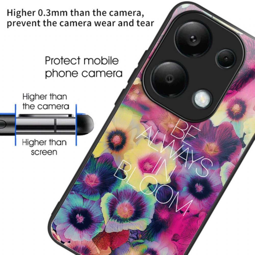 Kryt Xiaomi Redmi Note 13 Pro 4g Tvrzené Sklo Barevné Květiny
