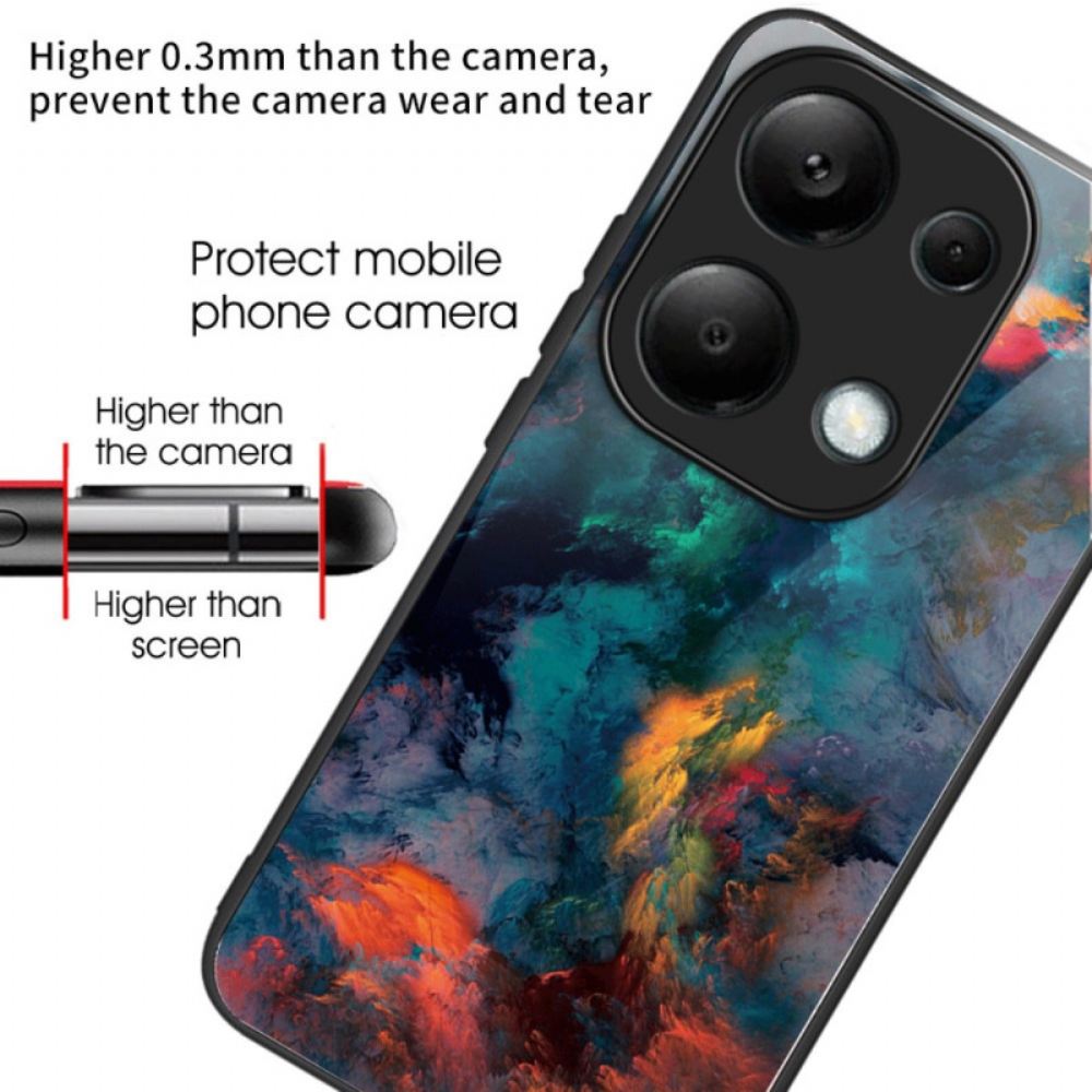 Kryt Xiaomi Redmi Note 13 Pro 4g Tvrzené Sklo Barevné Mraky