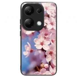 Kryt Xiaomi Redmi Note 13 Pro 4g Tvrzené Sklo Broskvové Květy