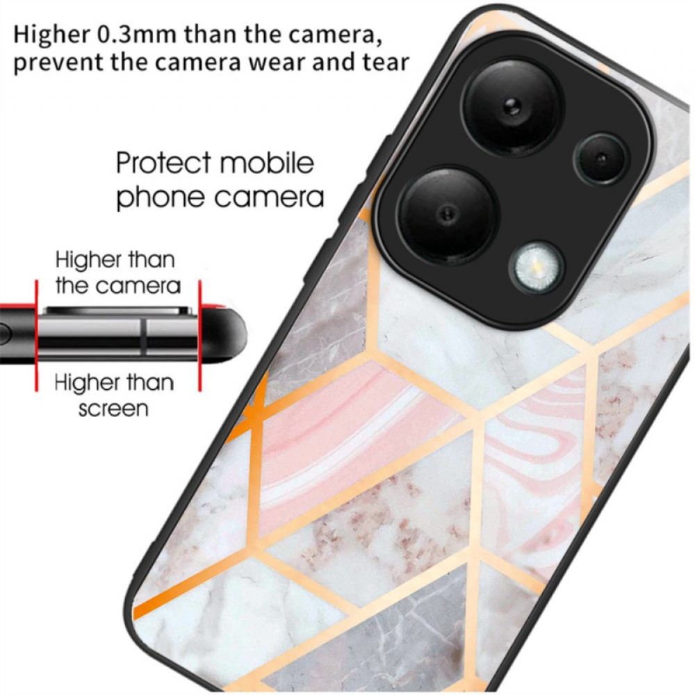 Kryt Xiaomi Redmi Note 13 Pro 4g Tvrzené Sklo Z Růžového Mramoru
