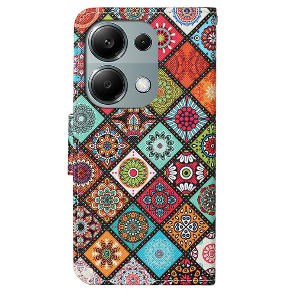 Peněženková Pouzdra Xiaomi Redmi Note 13 Pro 4g Etnický Popruh