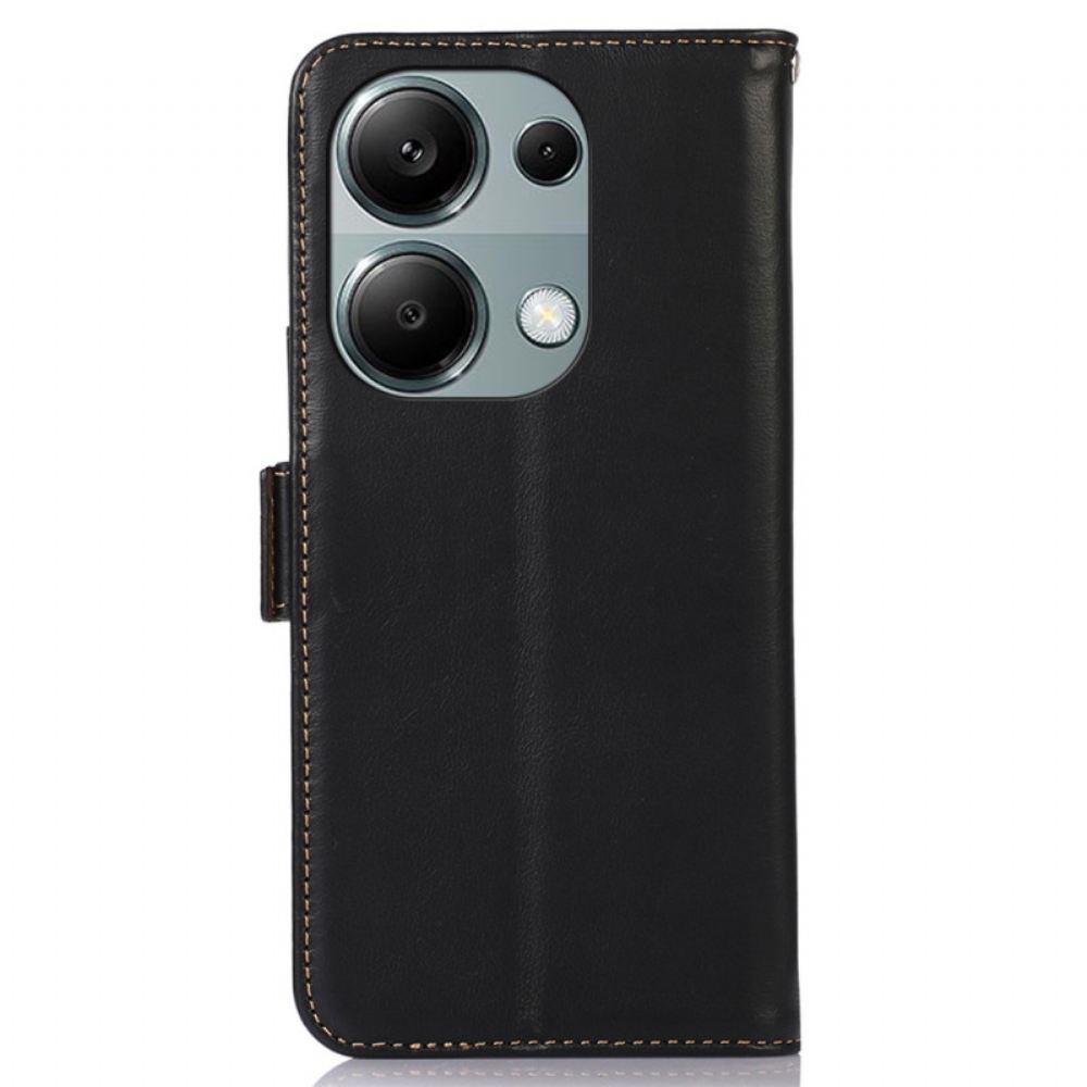 Peněženková Pouzdra Xiaomi Redmi Note 13 Pro 4g Kryty Na Mobil Blokování Rfid S Texturou Kůže