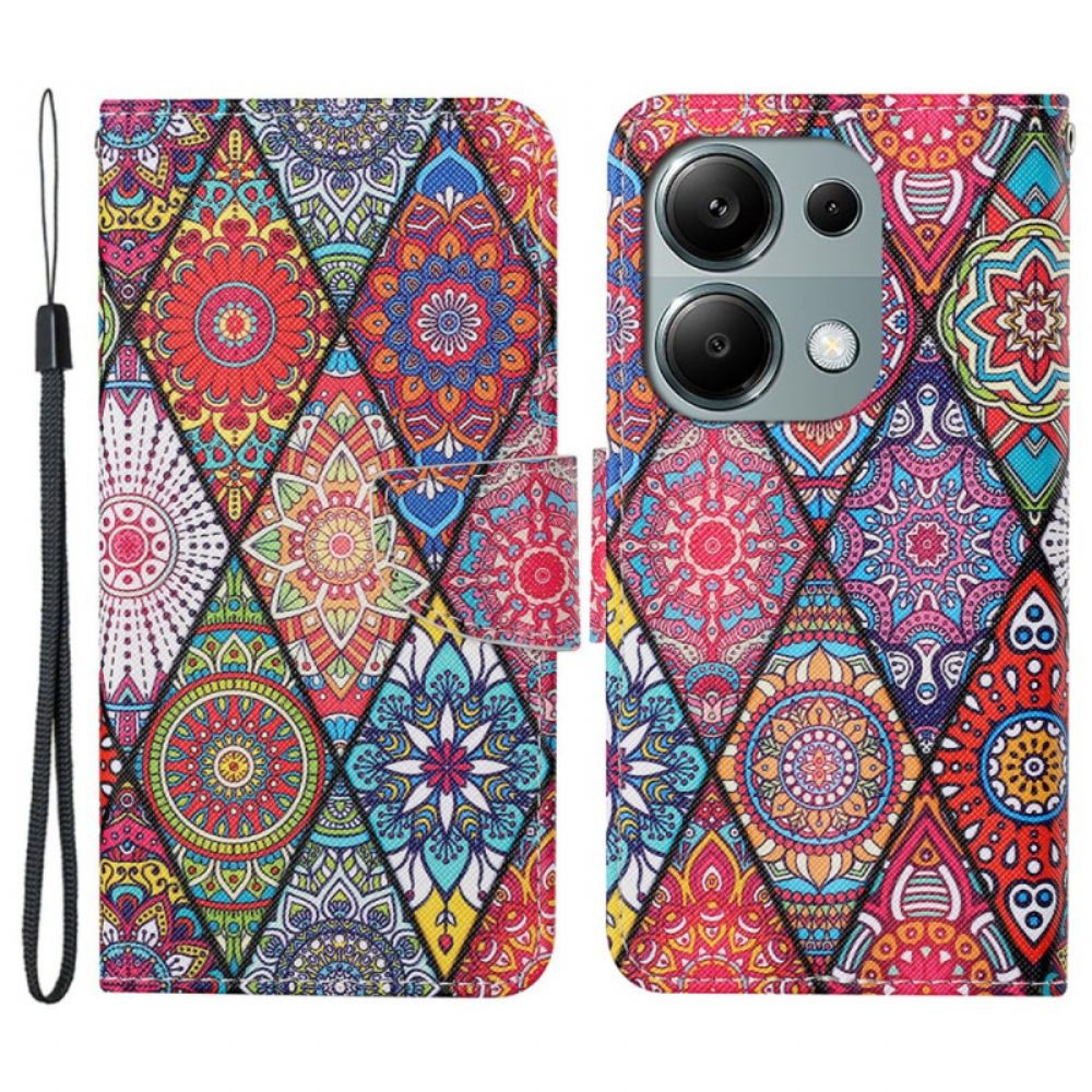 Peněženková Pouzdra Xiaomi Redmi Note 13 Pro 4g Kryty Na Mobil Diamanty A Totem