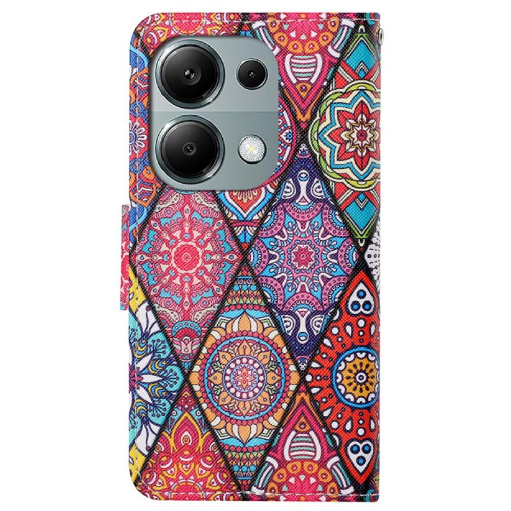 Peněženková Pouzdra Xiaomi Redmi Note 13 Pro 4g Kryty Na Mobil Diamanty A Totem