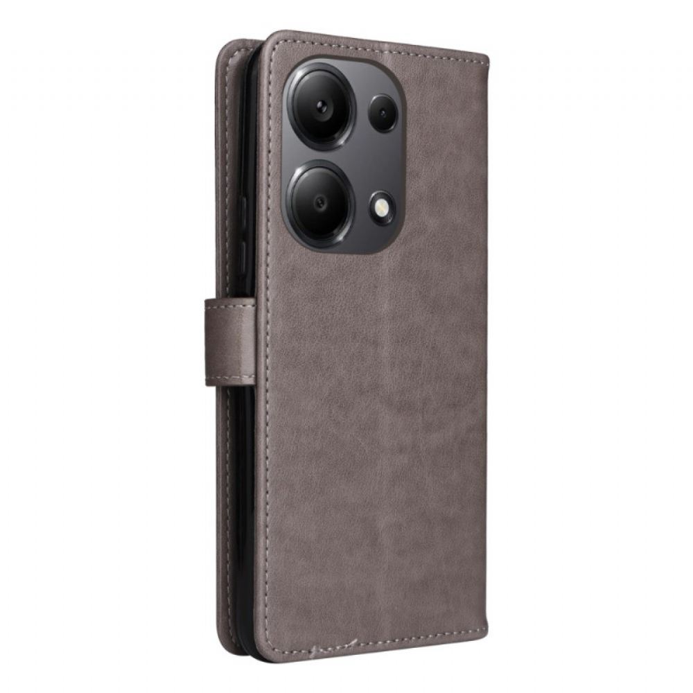 Peněženková Pouzdra Xiaomi Redmi Note 13 Pro 4g Kryty Na Mobil Kočka A Včely