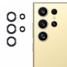 Kovový Chránič Objektivu Pro Samsung Galaxy S25 Ultra 5g Galvanicky Pokovené A Tvrzené Sklo