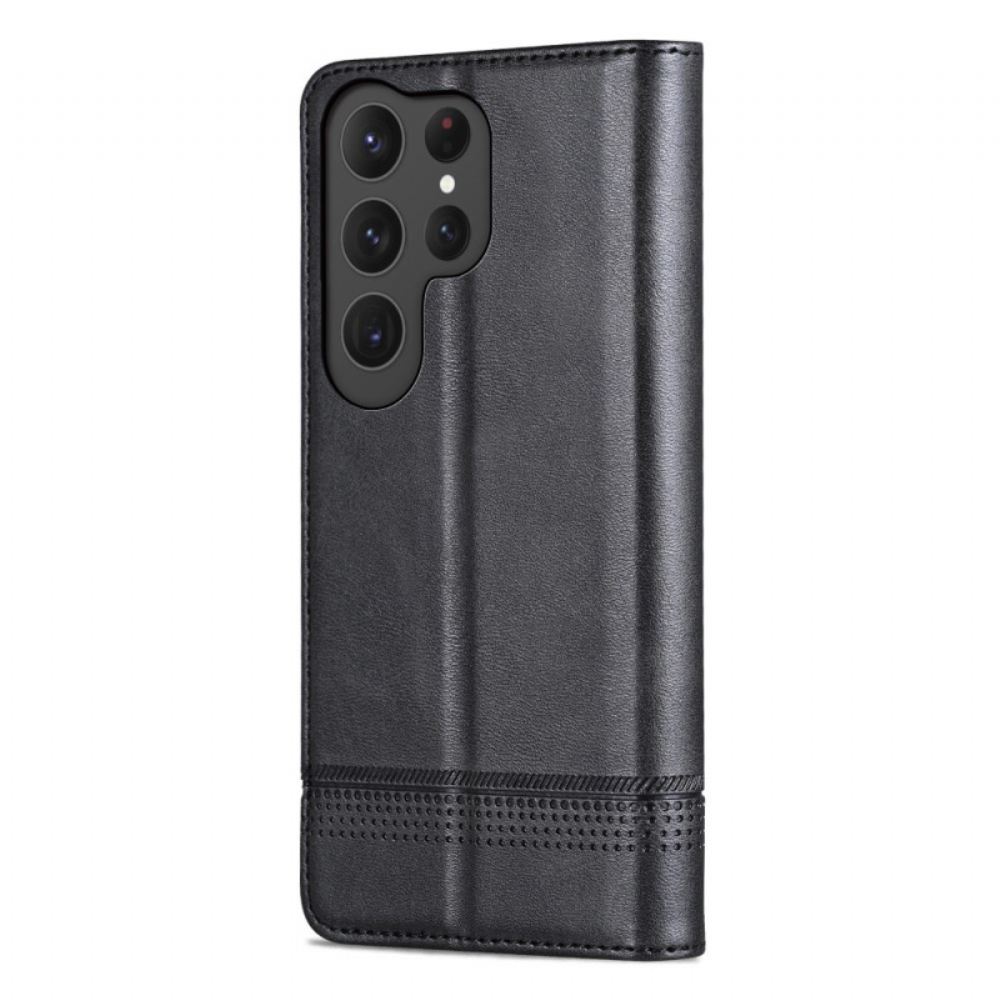 Kožené Pouzdro Folio Samsung Galaxy S25 Ultra 5g Azns