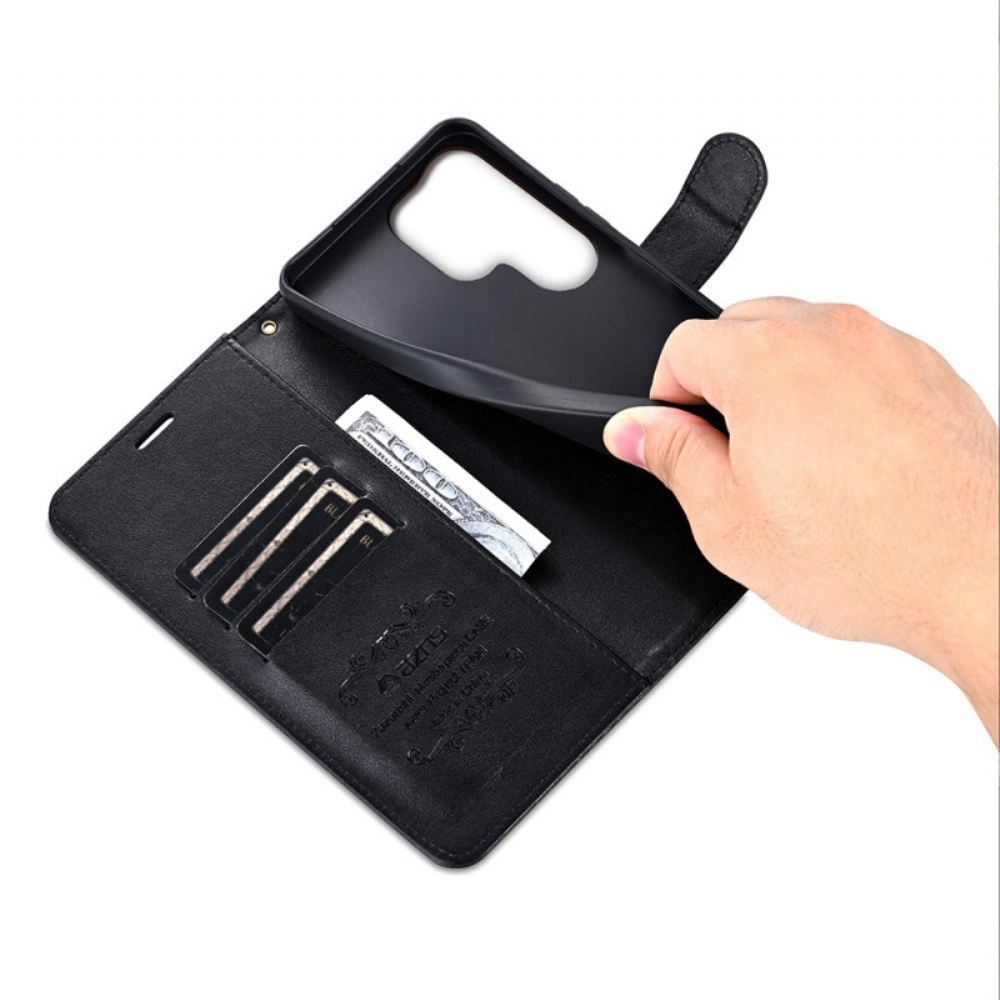 Kožený Kryt Samsung Galaxy S25 Ultra 5g Azns