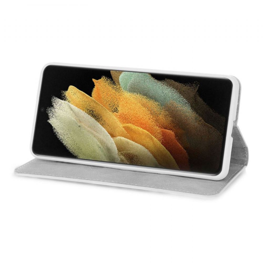 Kožený Kryt Samsung Galaxy S25 Ultra 5g Flitrovaná Peněženka