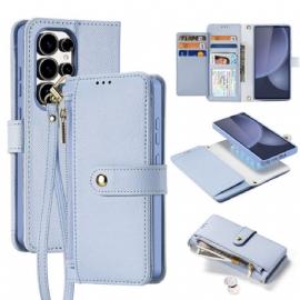 Kožený Kryt Samsung Galaxy S25 Ultra 5g Odnímatelné Pouzdro Řady Lawa Dux Ducis