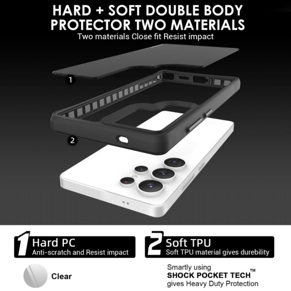 Kryt Na Samsung Galaxy S25 Ultra 5g Klasický Hybrid