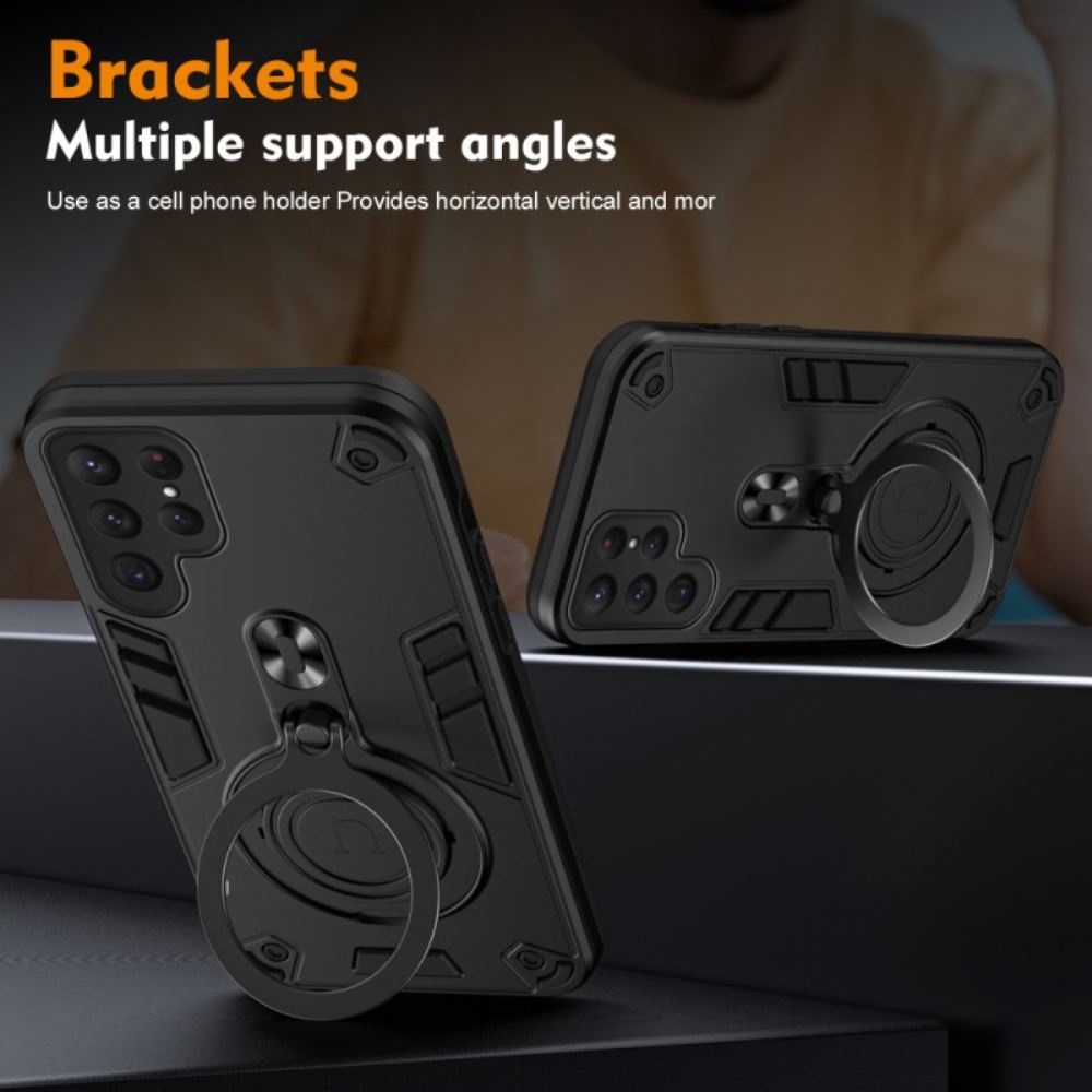 Kryt Na Samsung Galaxy S25 Ultra 5g Otočný Stojánek A Ochrana Proti Nárazům