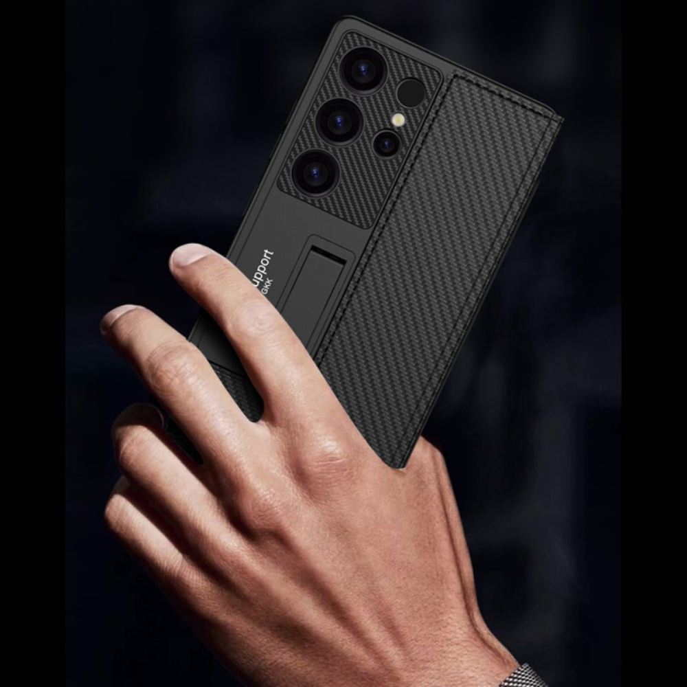 Kryt Na Samsung Galaxy S25 Ultra 5g S Držákem Karet A Stojánkem Gkk