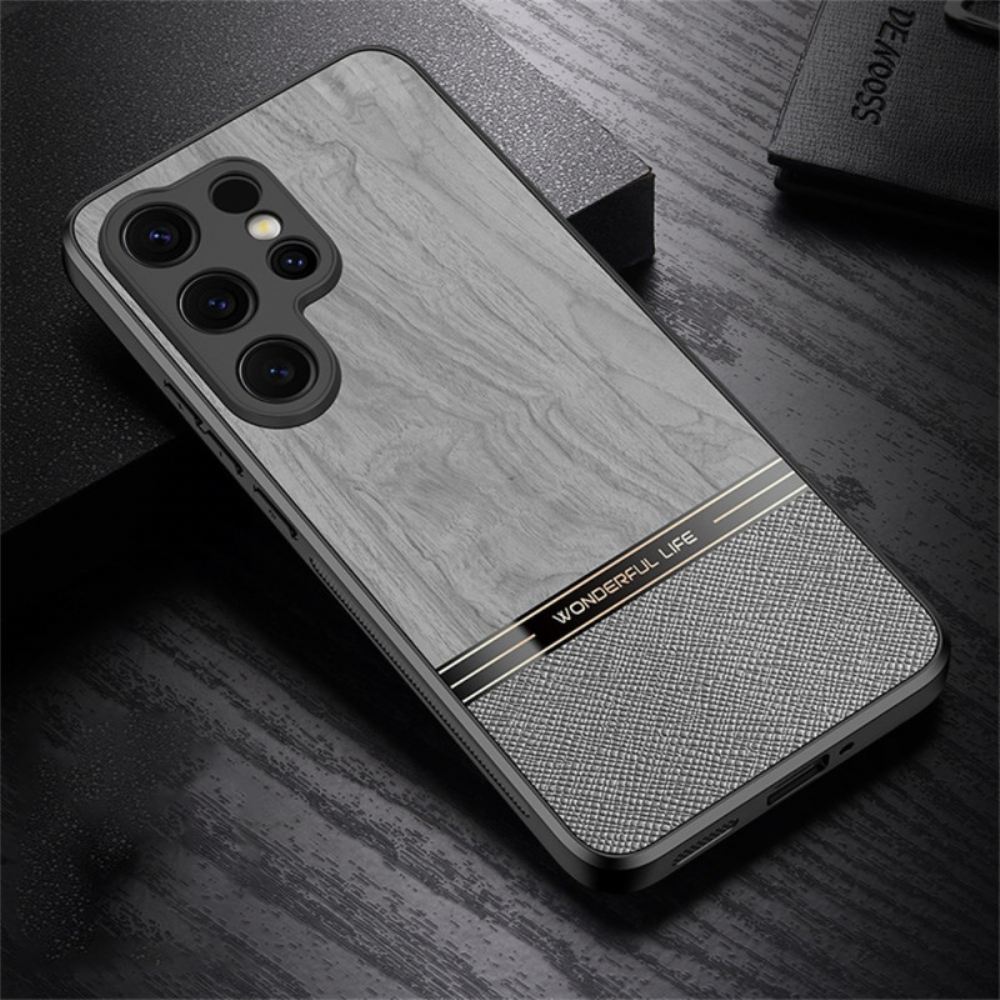 Kryt Na Samsung Galaxy S25 Ultra 5g Textura Dřeva