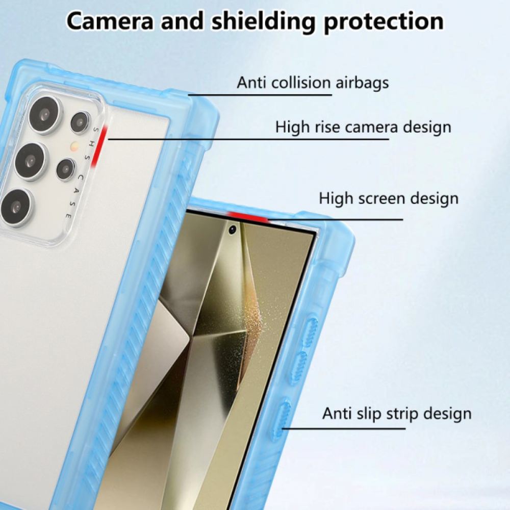 Kryt Na Samsung Galaxy S25 Ultra 5g Zesílený Silikonový Rám