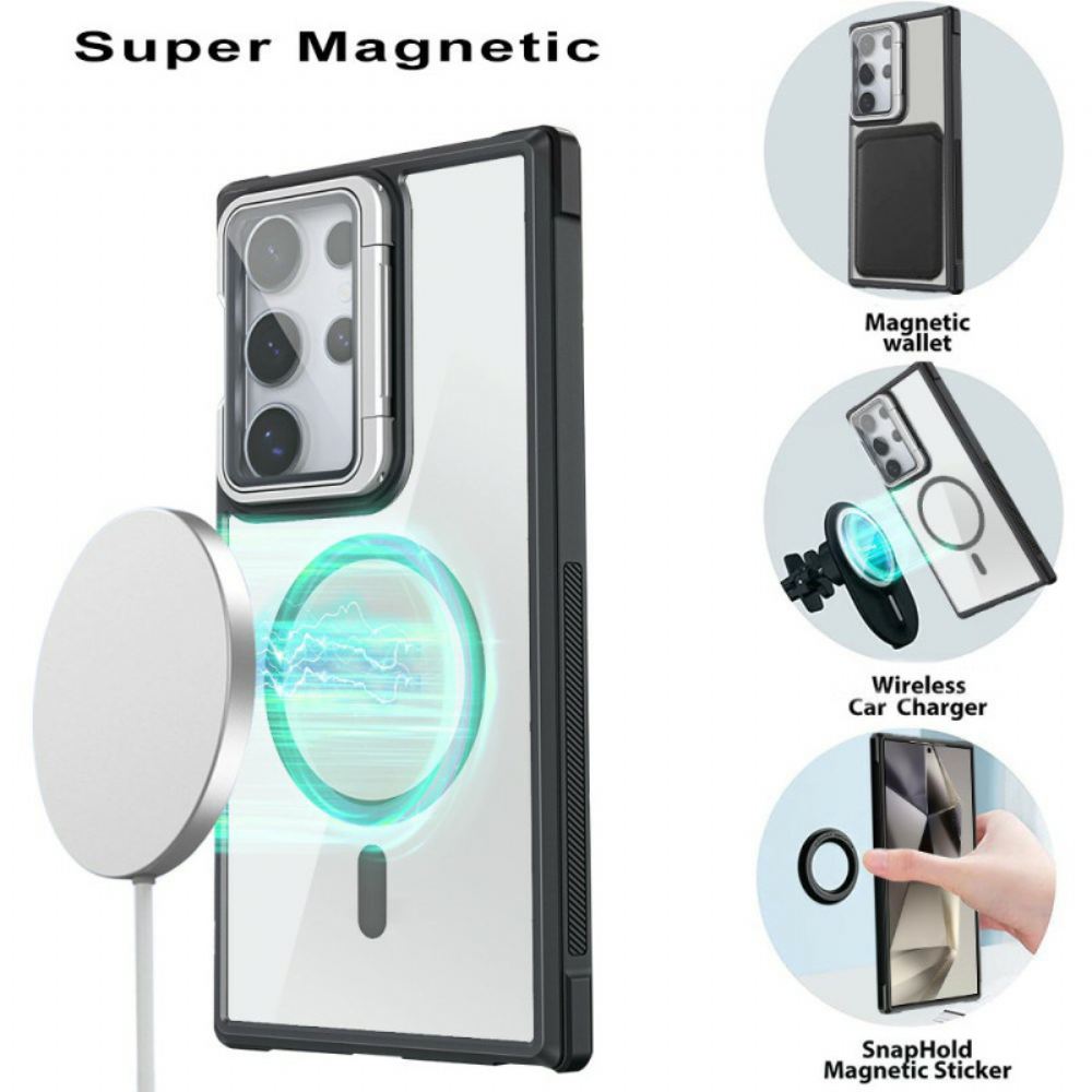 Kryt Samsung Galaxy S25 Ultra 5g Kompatibilní S Magsafe S Vestavěným Stojánkem