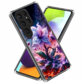 Kryt Samsung Galaxy S25 Ultra 5g Kryty Na Mobil Fialové Květy