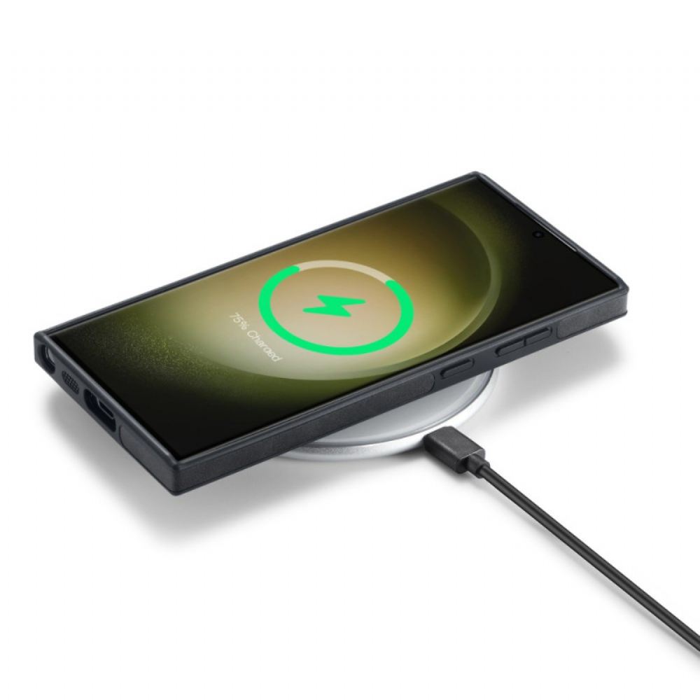 Kryt Samsung Galaxy S25 Ultra 5g Kryty Na Mobil Kožený Styl Dg.ming