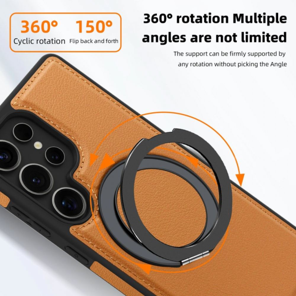 Kryt Samsung Galaxy S25 Ultra 5g Kryty Na Mobil Magnetická S Otočným Stojánkem