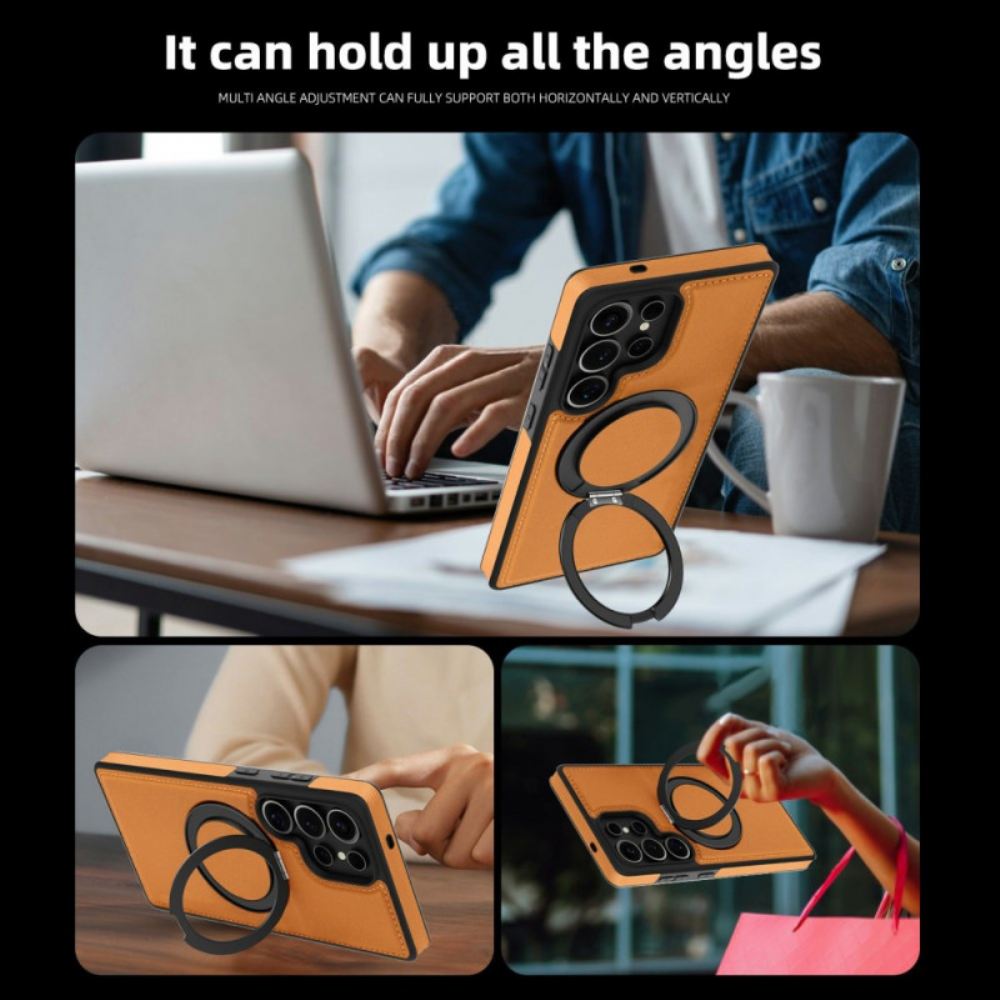 Kryt Samsung Galaxy S25 Ultra 5g Kryty Na Mobil Magnetická S Otočným Stojánkem