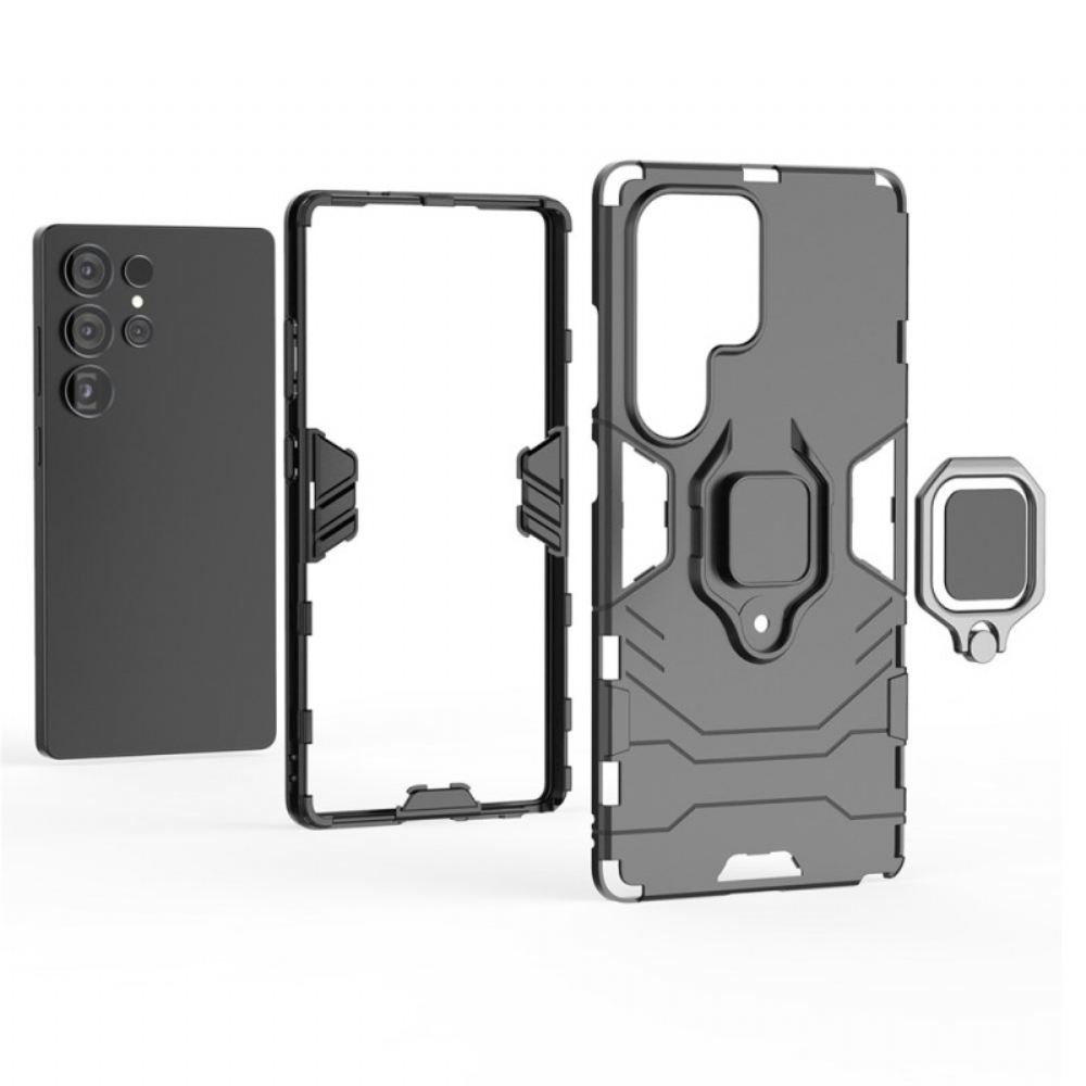 Kryt Samsung Galaxy S25 Ultra 5g Odolný Držák Na Prsteny