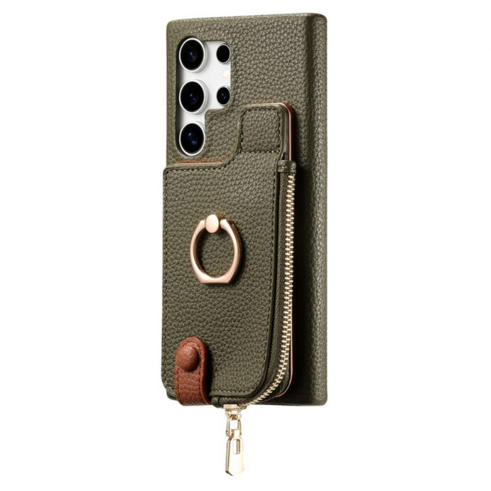 Kryt Samsung Galaxy S25 Ultra 5g Peněženka Z Umělé Kůže