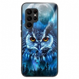 Kryt Samsung Galaxy S25 Ultra 5g Tvrzené Sklo Sova A Měsíc
