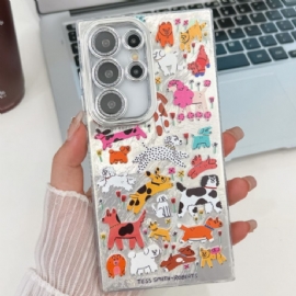 Kryt Samsung Galaxy S25 Ultra 5g Zábavná Zvířátka S Ochranou Čočky