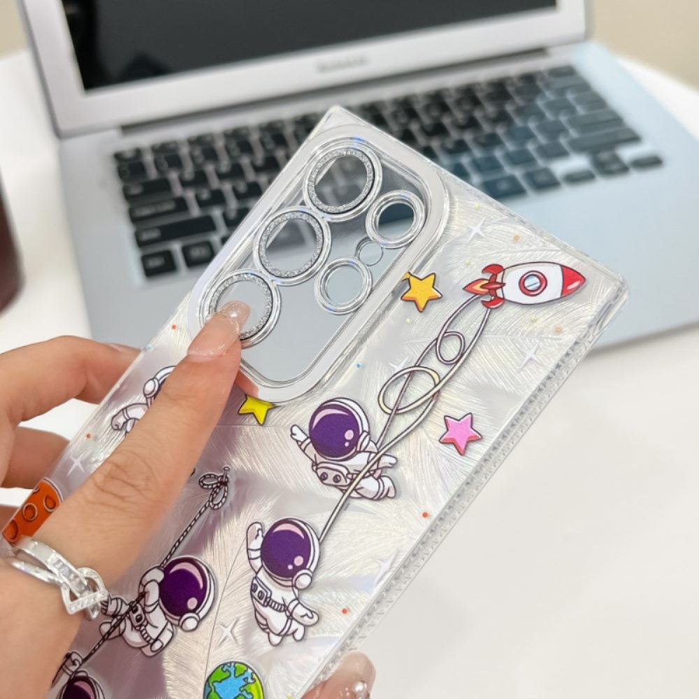 Kryt Samsung Galaxy S25 Ultra 5g Zábavní Dinosauři S Ochranou Čočky