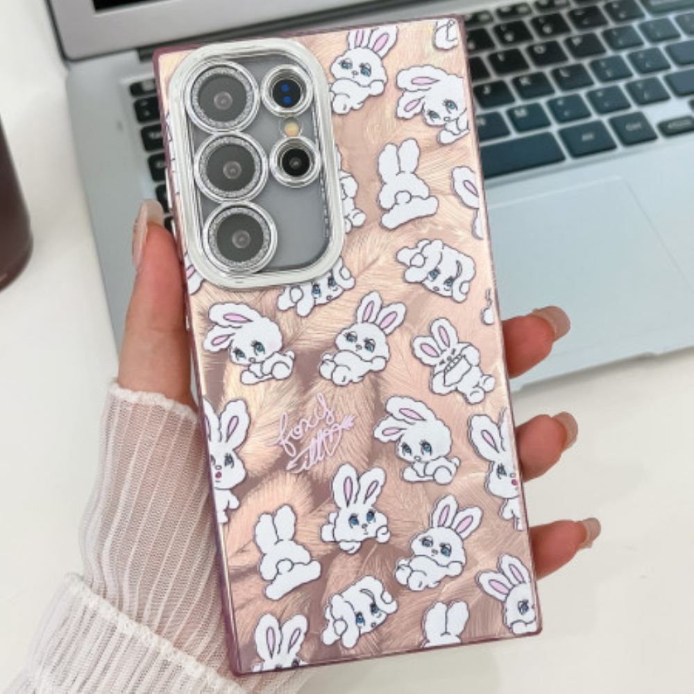 Kryt Samsung Galaxy S25 Ultra 5g Zábavní Králíčci S Ochranou Čočky