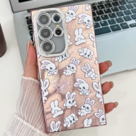 Kryt Samsung Galaxy S25 Ultra 5g Zábavní Králíčci S Ochranou Čočky