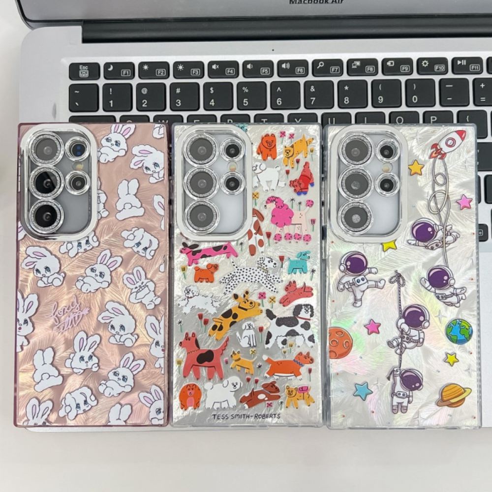 Kryt Samsung Galaxy S25 Ultra 5g Zábavní Králíčci S Ochranou Čočky