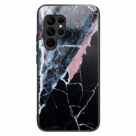 Kryt Samsung Galaxy S25 Ultra 5g Černobílé Mramorové Tvrzené Sklo