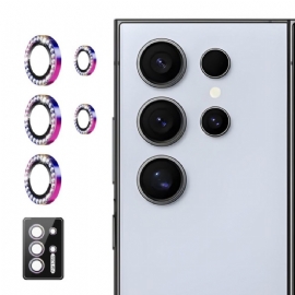 Ochranný Kryt Objektivu Fotoaparátu Pro Samsung Galaxy S25 Ultra 5g Se Slitinovými Kroužky A Kamínky