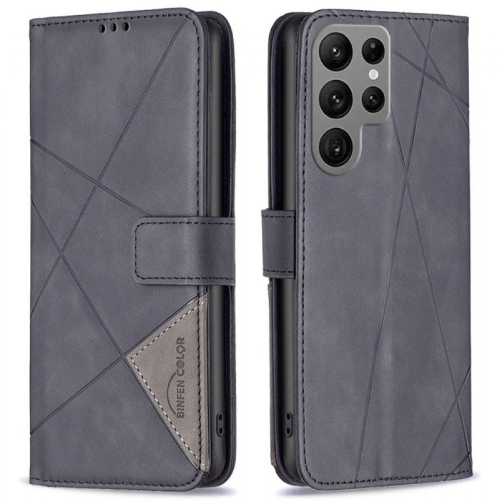 Peněženková Pouzdra Samsung Galaxy S25 Ultra 5g Geometrie Binfen Color